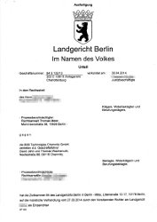 LG Berlin 84 S 132/13 - Berufung zu AG Charlottenburg 202 C 129/13